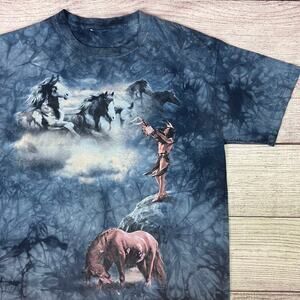 2009 The Mountain Native American Tie Dye T-shirt